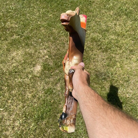 Vintage UNIVERSAL STATUARY CORP CHICAGO 1962 Native American Indian Chief Horse - Picture 5 of 14